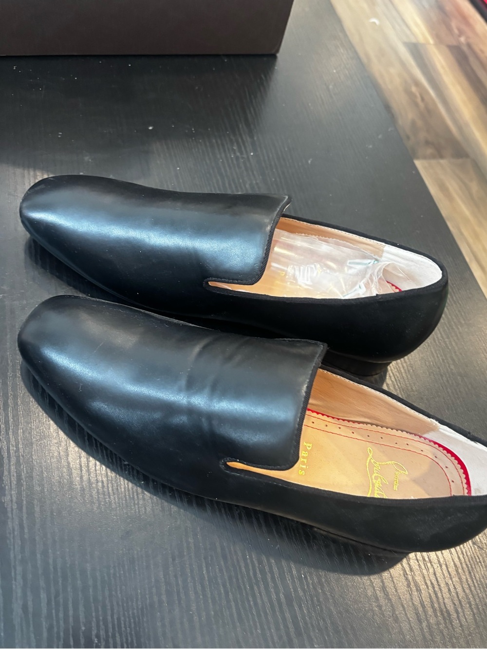 Red Bottom Mens loafers - Never worn Size 44 fits 10.5-11